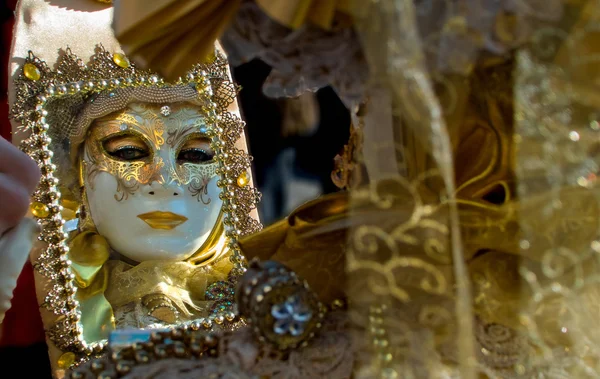 Benátky Karneval masky — Stock fotografie