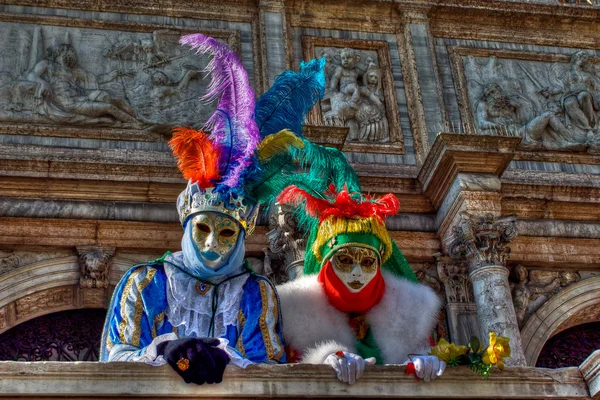 Venedik Karnavalı maskeleri — Stok fotoğraf