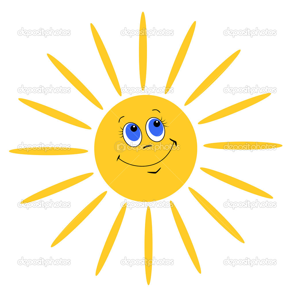Uśmiechnięte Słoneczko — Grafika wektorowa © K_Tatsiana #29415291