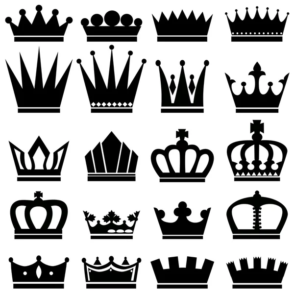 Crowns — Stock Vector