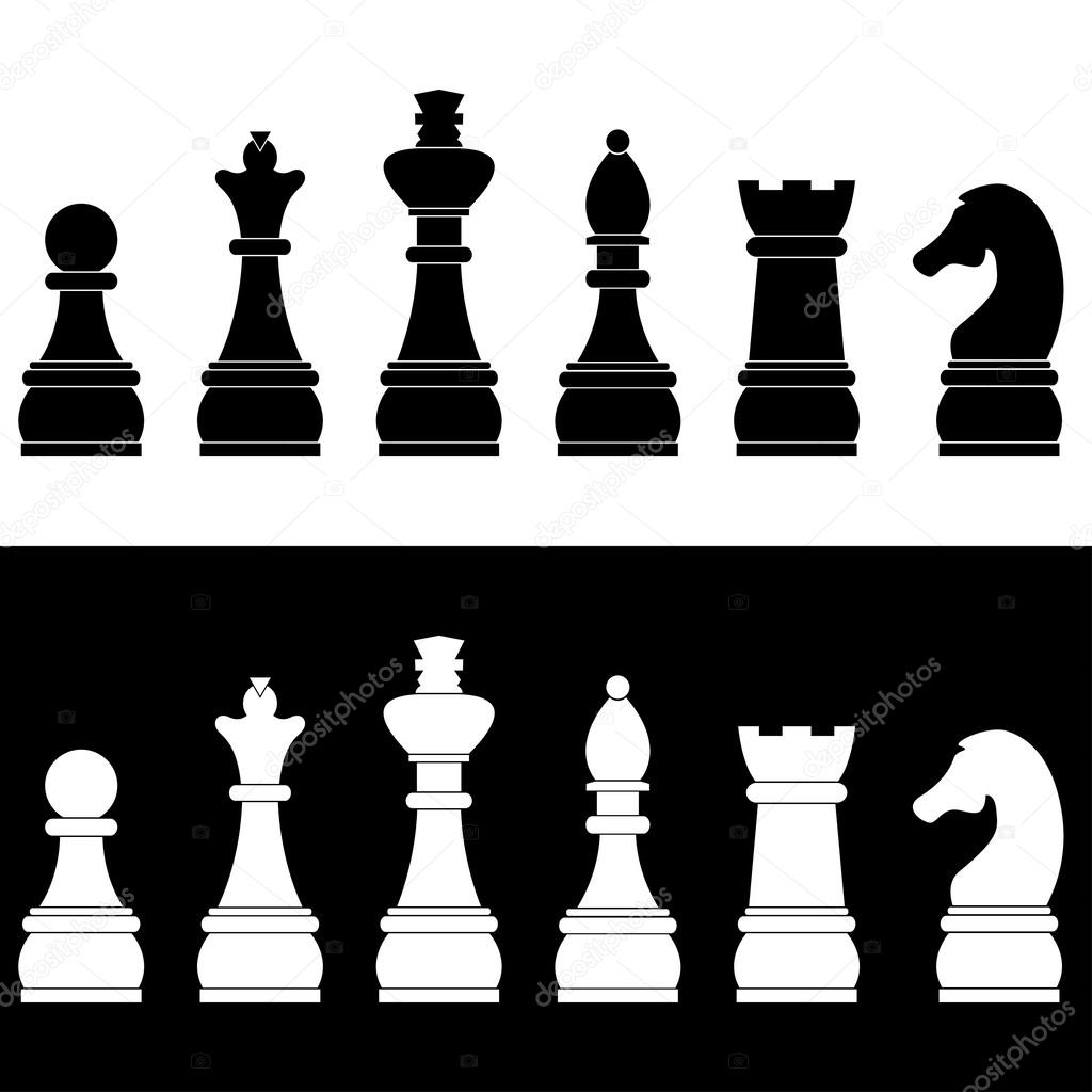 Set of chess icons