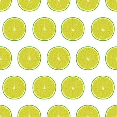 Limonlu parlak, pürüzsüz desen, vektör çizimi