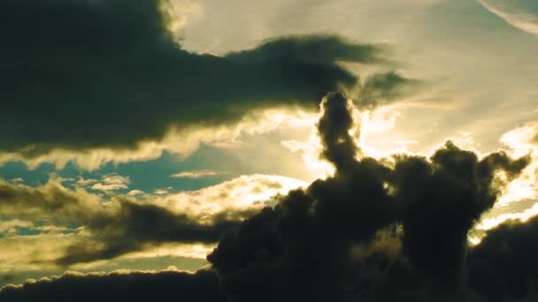 雲の時間経過 — ストック動画