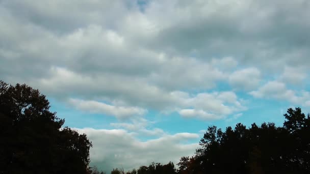 Nuvens macias lapso de tempo — Vídeo de Stock