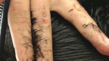 bir Kuaför kesim saç