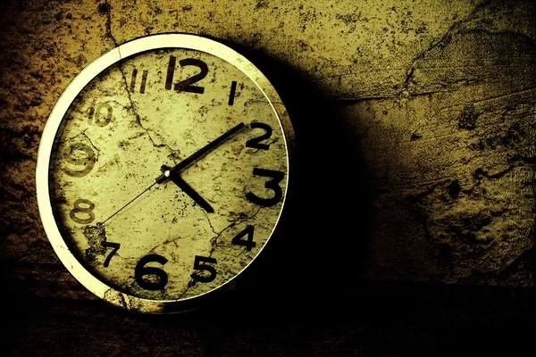 Grunge tekstury tło zegar — Zdjęcie stockowe