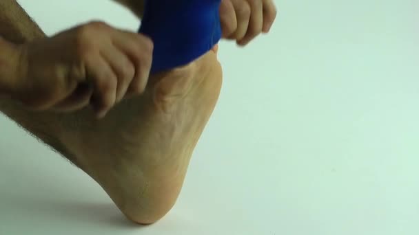 Protetor de tornozelo — Vídeo de Stock