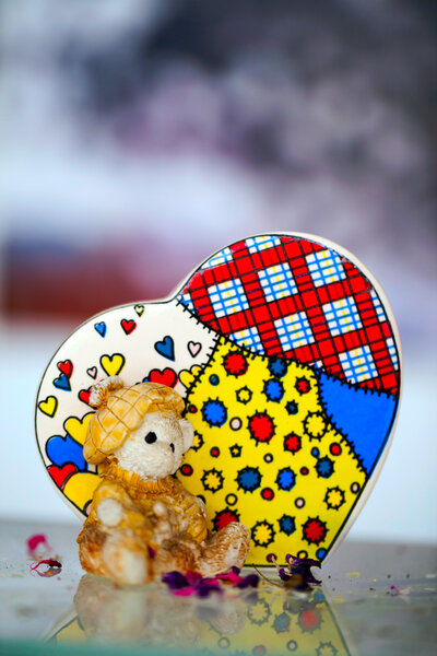 Bear Toy and Heart