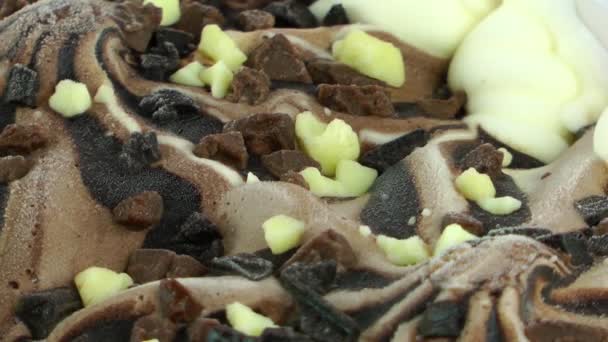 巧克力冰淇淋 — 图库视频影像
