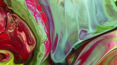 Soyut Grunge Sanat Mürekkebi Boya Patlaması Patlama Arkaplanı. Renkli Psikedelik Gıda Dönüşümü ve Sıvı Hareketi. Yumuşak Vibrant Kimyasal Tepkime.