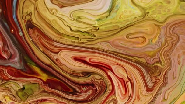 Résumé Diffusion Peinture Eau Exploser Art Est Fabriqué Avec Peinture — Video