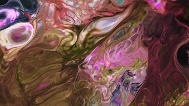 Absztrakt Vízfesték Diffúziós Robbanás Art Szerves Akvarell Festékkel Tejjel Szappannal — Stock videók