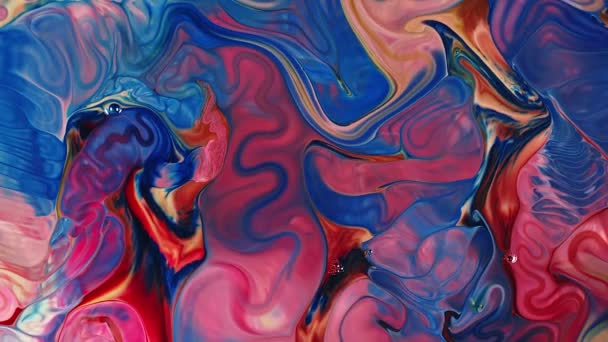 Abstrakte Aquarelldiffusion Explode Art Wird Mit Organischer Aquarellfarbe Milch Und — Stockvideo