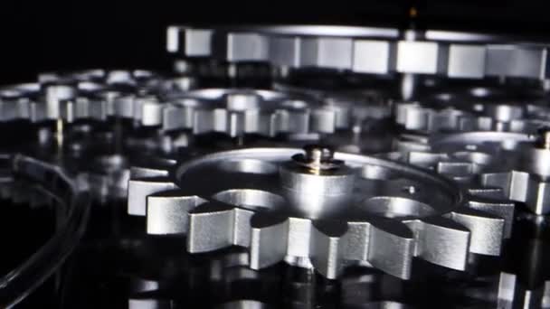 Rétro Grunge Industrielle Mécanique Horlogerie Engrenages — Video