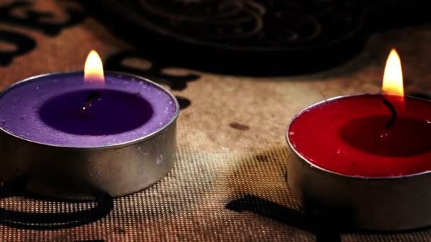 Magical Spiritual Contact Tool Ouija Witchcraft Board — Stok Video