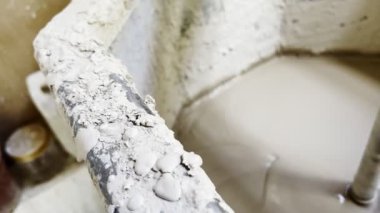 Makine Karıştırıcı Clay 'i yapıyor 