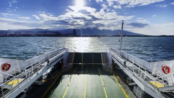 Sea View Ferryboat — Vídeos de Stock