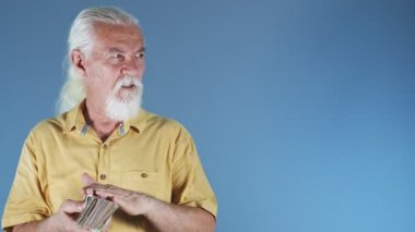 Old Man Giving Money