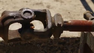 Çekici şaft Dönen Tek Kemerli Yeraltı Kaynak Su Pompalama Makinesi