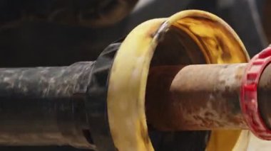 Çekici şaft Dönen Tek Kemerli Yeraltı Kaynak Su Pompalama Makinesi