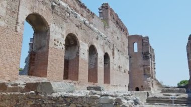 Red Hall Basilica Roman Historical Structure in the Ancient Greek World in Bergama Turkey