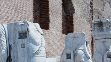 Red Hall Basilica Roman Historical Structure in the Ancient Greek World in Bergama Turkey