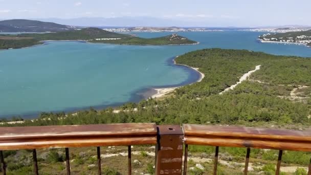 Seascape View Turkey Ayvalik — Stok video