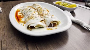 Turkish Traditional Food named Tantuni 