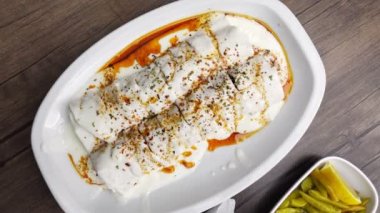 Turkish Traditional Food named Tantuni 