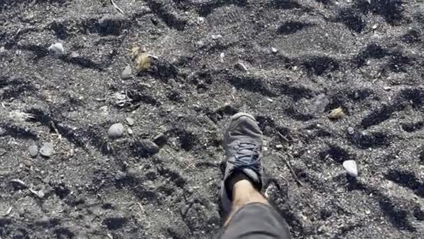 Walking Beach Sand — Αρχείο Βίντεο