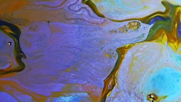 概要天の川の表面に広がるペイントインク — ストック動画