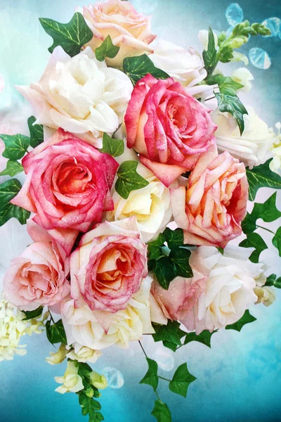 Sträuße von schönen Blumen — Stockfoto