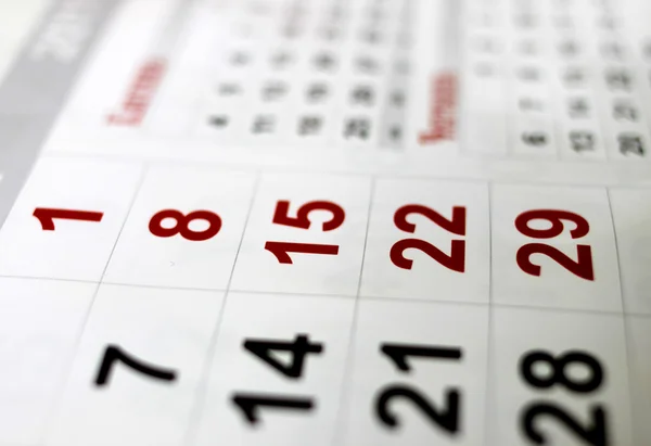 Calendario — Foto de Stock