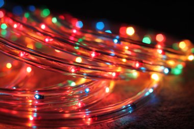 Noel çelenk Noel ışıkları