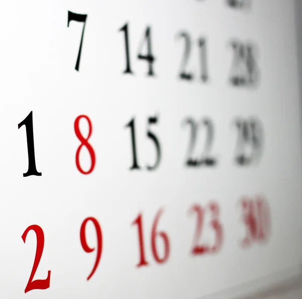 Calendario — Foto Stock