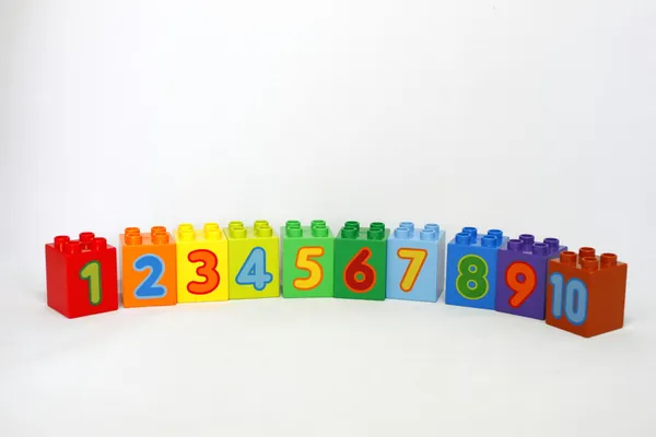 Lego Duplo developing Designer children's development — Stock Photo, Image