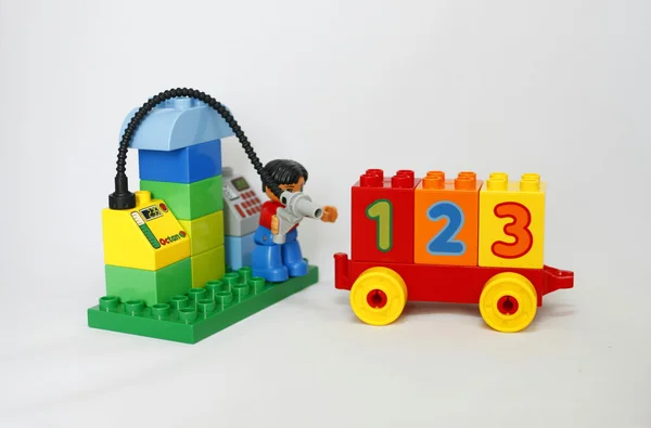 Lego Duplo desarrollando el desarrollo infantil de Diseñador —  Fotos de Stock