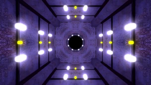 Boucle d'animation fond tunnel sombre 