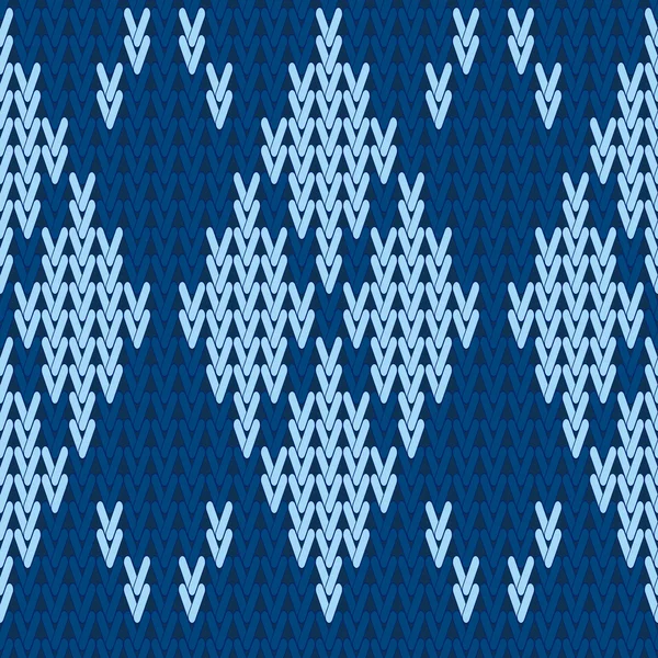 Tricot vectoriel fond sans couture : motif argyle — Image vectorielle