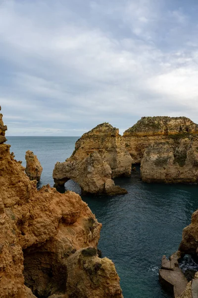 Najpiękniejsze Plaże Wybrzeża Portugalii — Zdjęcie stockowe