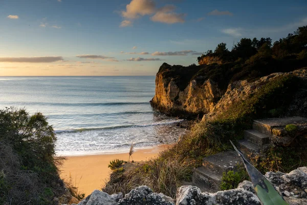 Самые Красивые Пляжи Побережья Португалии — стоковое фото