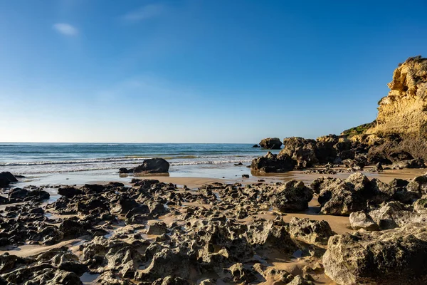 Najpiękniejsze Plaże Wybrzeża Portugalii — Zdjęcie stockowe