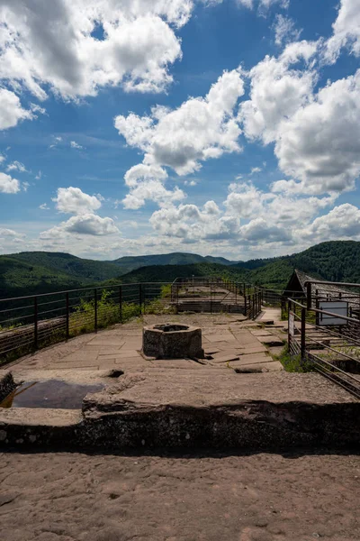 Fleckenstein Slott Alsace Frankrike — Stockfoto