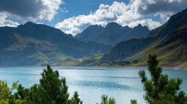 Mountain lake in the Austrian Alps