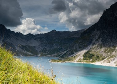 Mountain lake in the Austrian Alps