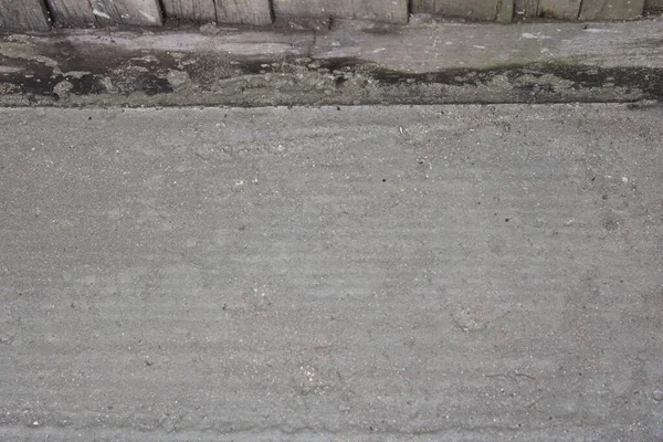 Νεόδμητο Γκρι Σκυρόδεμα Κάτω Μέρος Του Φράχτη Πίσω Και Χώρο — Φωτογραφία Αρχείου
