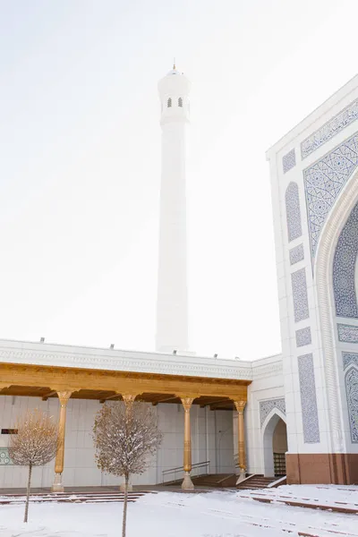Ташкент Узбекистан Декабрь 2020 Белая Мечеть — стоковое фото