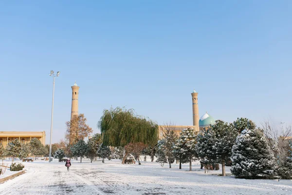 Tachkent Ouzbékistan Décembre 2020 Vieille Ville Hiver — Photo