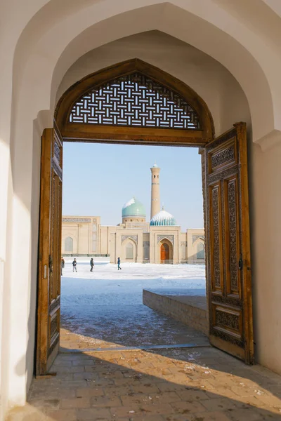 Ташкент Узбекистан Грудень 2020 Вид Старе Місто Дверей Барак Хана — стокове фото