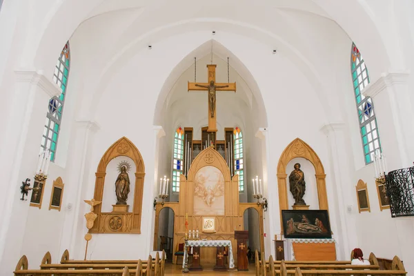 Minsk Belarus August 2021 Interior Zolotogorsky Church Most Holy Trinity — Stock Photo, Image